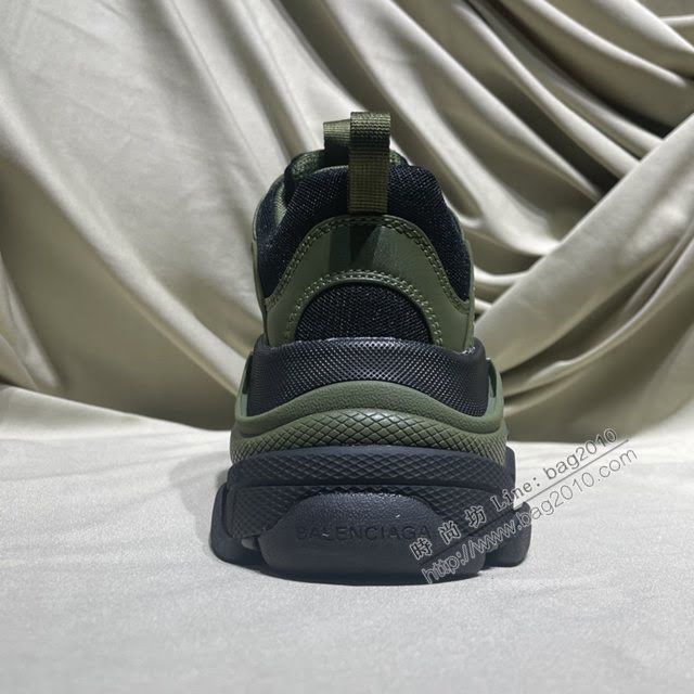 Balenciaga經典款男女鞋 巴黎世家頂級版本Triple S大底LOGO老爹鞋 Balenciaga情侶款老爹鞋  hdbl1196